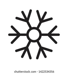 Snowflakes Icon Vector Illustration - Vector
