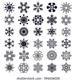 Snowflakes Icon : Vector Illustration