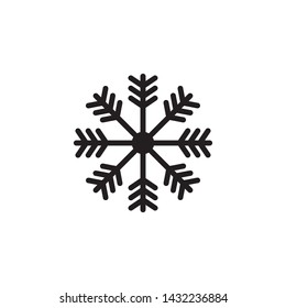 Snowflakes Icon Vector Illustration Template
