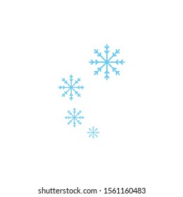 Snowflakes Logo ilustration vector Template
