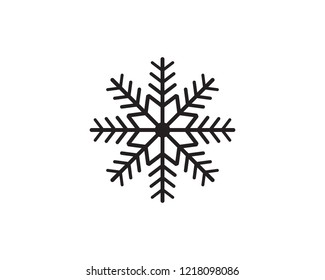 Snowflakes Logo Template illustration