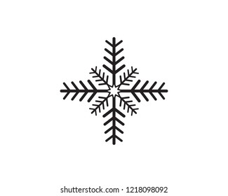 Snowflakes Logo Template illustration