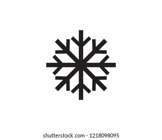 Snowflakes Logo Template illustration