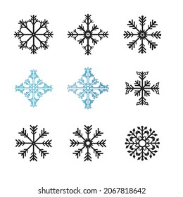 
Snowflakes Logo Template vector illustration