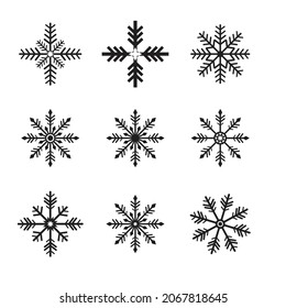 
Snowflakes Logo Template vector illustration