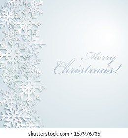 Snowflakes Merry Cristmass