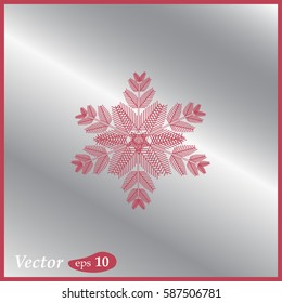 snowflakes on a background. web design style