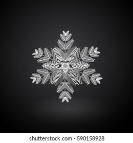 snowflakes on a background. web design style