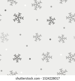 snowflakes on a light gray background