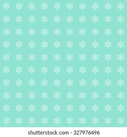 Snowflakes on pastel background. 