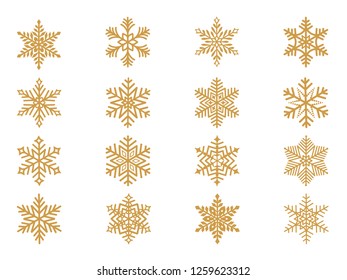  Snowflakes on a white background. Cut pattern for Christmas or New Year decorations. Background illustration for greeting cards, banners.