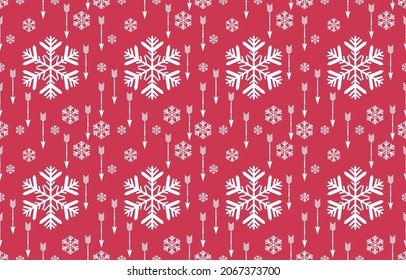 Snowflakes Pattern Design wallpater wrapping paper.