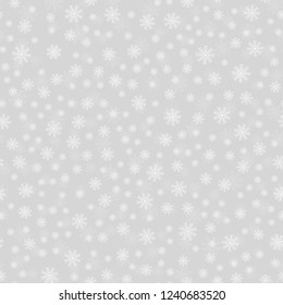 Snowflakes pattern seamless