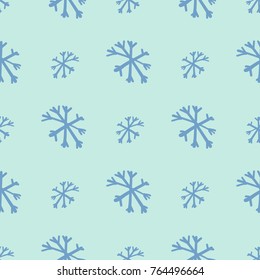 Snowflakes, pattern, vector illustration 