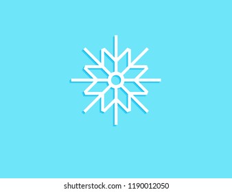snowflakes piece in the light blue background vector design for cover, greeting card, poster, and more