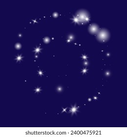 Snowflakes PNG Background. Winter Vector Abstract Overlay. White Snow Flakes Falling. Snowdrift with Cosmic Dust. Galaxy Dots with Bokeh. Isolated New Year Filter. Realistic Frozen Texture.
