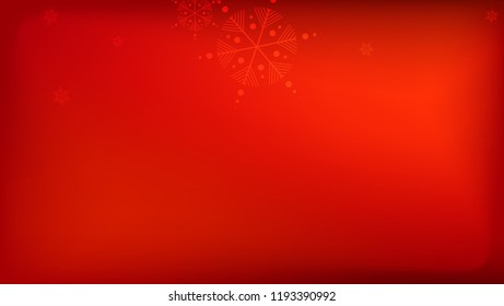 
Snowflakes Red Christmas Background. Element of Design with Snow for a Postcard, Invitation Card, Banner, Flyer.  Vector Falling Snowflakes on a Red Background.
