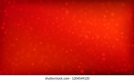 
Snowflakes Red Christmas Background. Element of Design with Snow for a Postcard, Invitation Card, Banner, Flyer.  Vector Falling Snowflakes on a Red Background.
