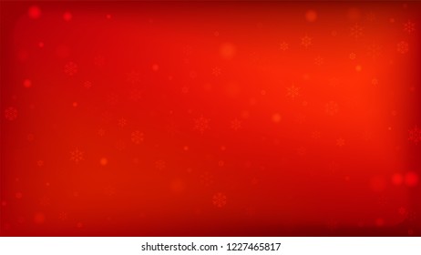 
Snowflakes Red Christmas Background. Element of Design with Snow for a Postcard, Invitation Card, Banner, Flyer.  Vector Falling Snowflakes on a Red Background.
