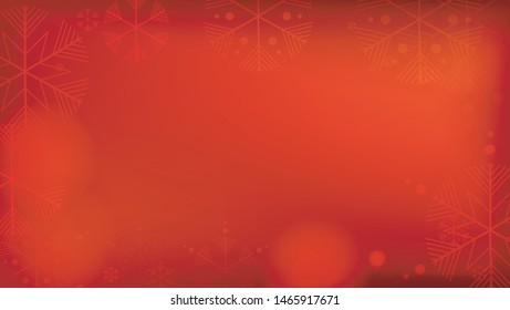 
Snowflakes Red Christmas Background. Element of Design with Snow for a Postcard, Invitation Card, Banner, Flyer.  Vector Falling Snowflakes on a Red Background.
