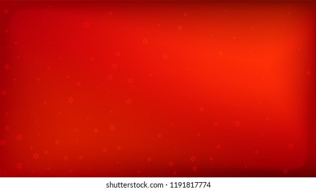 
Snowflakes Red Christmas Background. Vector Falling Snowflakes on a Red Background.
