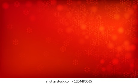 
Snowflakes Red Christmas Background. Vector Falling Snowflakes on a Red Background. Element of Design with Snow for a Postcard, Invitation Card, Banner, Flyer.  
