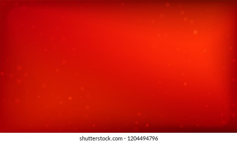 
Snowflakes Red Christmas Background. Vector Falling Snowflakes on a Red Background. Element of Design with Snow for a Postcard, Invitation Card, Banner, Flyer.  
