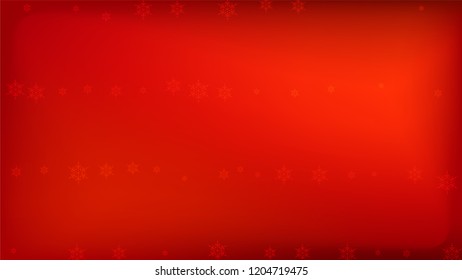 
Snowflakes Red Christmas Background. Vector Falling Snowflakes on a Red Background.
