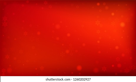 
Snowflakes Red Christmas Background. Vector Falling Snowflakes on a Red Background. Element of Design with Snow for a Postcard, Invitation Card, Banner, Flyer.  
