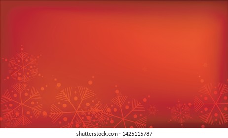 
Snowflakes Red Christmas Background. Vector Falling Snowflakes on a Red Background.

