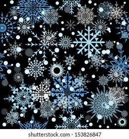 Snowflakes seamless
