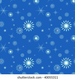 snowflakes seamless background. vector illustration