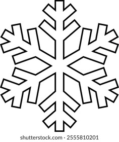 Snowflakes seamless black and white vector
