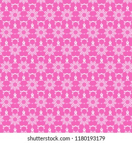 Snowflakes Seamless Colorful Pattern Vector Background