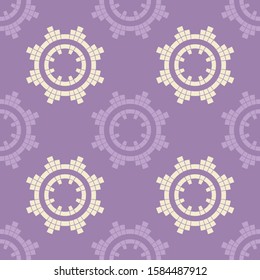 Snowflakes. Seamless knitted pattern. A warm sweater. Vector illustration for web design or print.