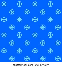 Snowflakes Seamless Pattern - Amazing vector pattern of a snowflake suitable for background, fabric pattern, design asset, halloween, christmas wrapping paper, wallpaper and illustration in general