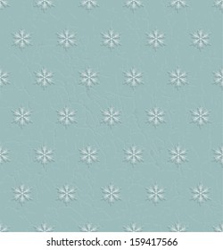 Snowflakes seamless pattern. Christmas background. 