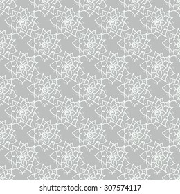 Snowflakes seamless pattern. Christmas background. Winter snow.