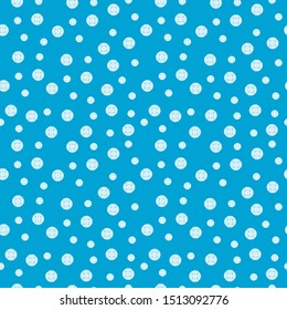Snowflakes seamless pattern fabric decor