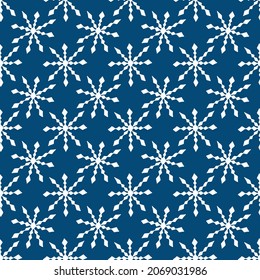 snowflakes seamless pattern hand drawn minimalistic christmas background. doodle, vector, scandinavian, nordic. trendy colors 2022. wallpaper, wrapping paper textiles