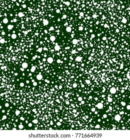 Snowflakes seamless pattern, snow background.