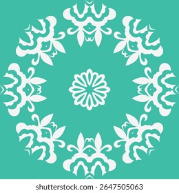 Snowflakes. Seamless pattern. Vector background. Flat, Isolated vector illustration eps 10