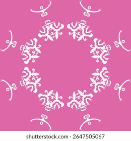 Snowflakes. Seamless pattern. Vector background. Flat, Isolated vector illustration eps 10