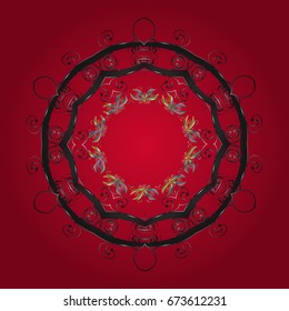 Snowflakes seamless pattern with watercolor effect. Textile print for bed linen, jacket, package design, fabric and fashion concepts. Abstract seamless snowflakes design. Vector seamless background.