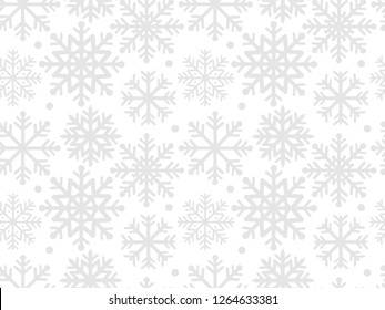 Snowflakes, seamless pattern for your design