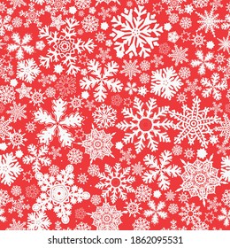 snowflakes seamless stock vector background