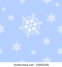 snowflakes. seamless texture. vector illustration