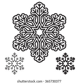 snowflakes set