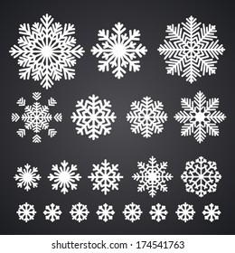 Snowflakes set - Christmas collection