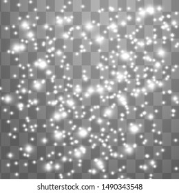 Snowflakes, snow background. Christmas snow for the new year.